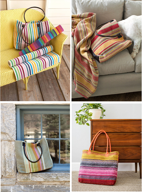 Got Mail #4 / Annie Selke is all about pattern & textile - totes www.bohohome.com @bohosusan