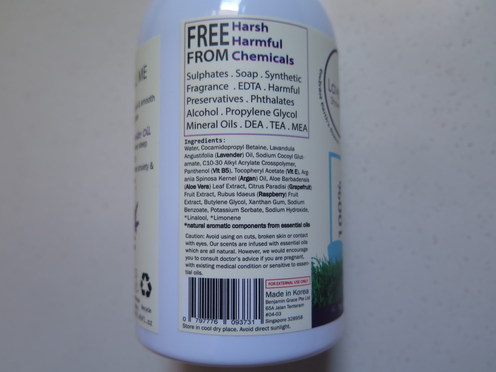 The Blackmentos Beauty Box Review Que Origin Shower Bath Gel in