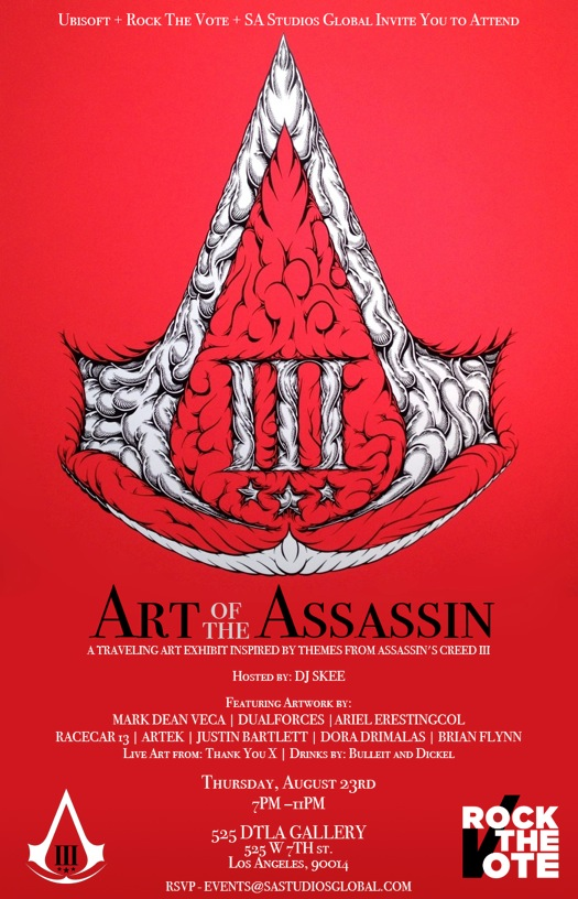 estevan oriol ASSASSINS CREEDTHURSDAY NIGHT DOWNTOWN L.A. BY S.A. STUDIOS