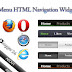 Dropdown Menu HTML Navigation Widget For Blogger