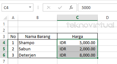 Indonesia Rupiah Pada Microsoft Excel 2013 4 Indonesia Rupiah Pada Microsoft Excel 2013 4