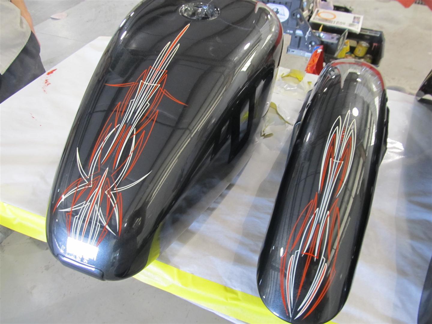 Andy's Pinstriping Harley Davidson...