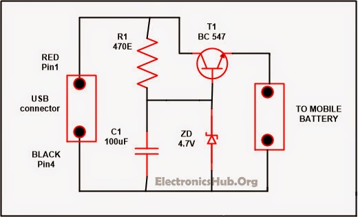 Electrical Engineering World Usb Mobile Charger Circuit