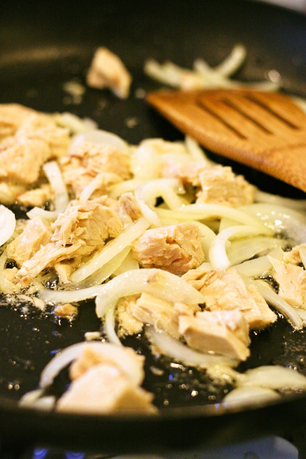 Perfectly imperfect Germanstyle Potatoes with Egg and Tuna