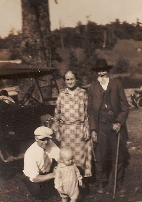 Davis 4 generations Jollett Reunion Harriston, Virginia 1926