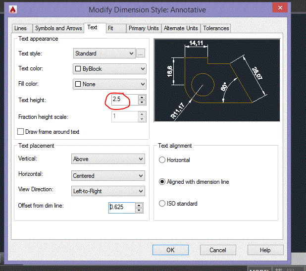 Tạo tỉ lệ trong autocad