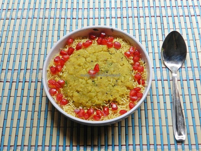 Instant Sev Khamani in Microwave Recipe - Magic of Indian Rasoi - Priya R
