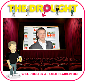 Will Poulter, actor, Ollie Pemberton, The Drought, movie, lad lit, funny book, comedy novel, funny book about relationships, 