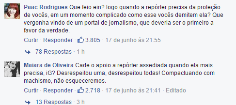Repórter que denunciou Biel é demitida e notícia gera revolta na página do iG Repórter que denunciou Biel é demitida e notícia gera revolta na página do iG