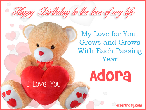 adora birthday