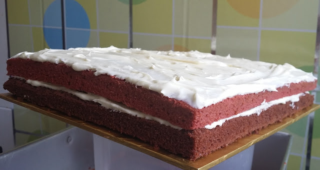 Gabungan Red Velvet dan Kek coklat buttermilk - Sumarz.Com