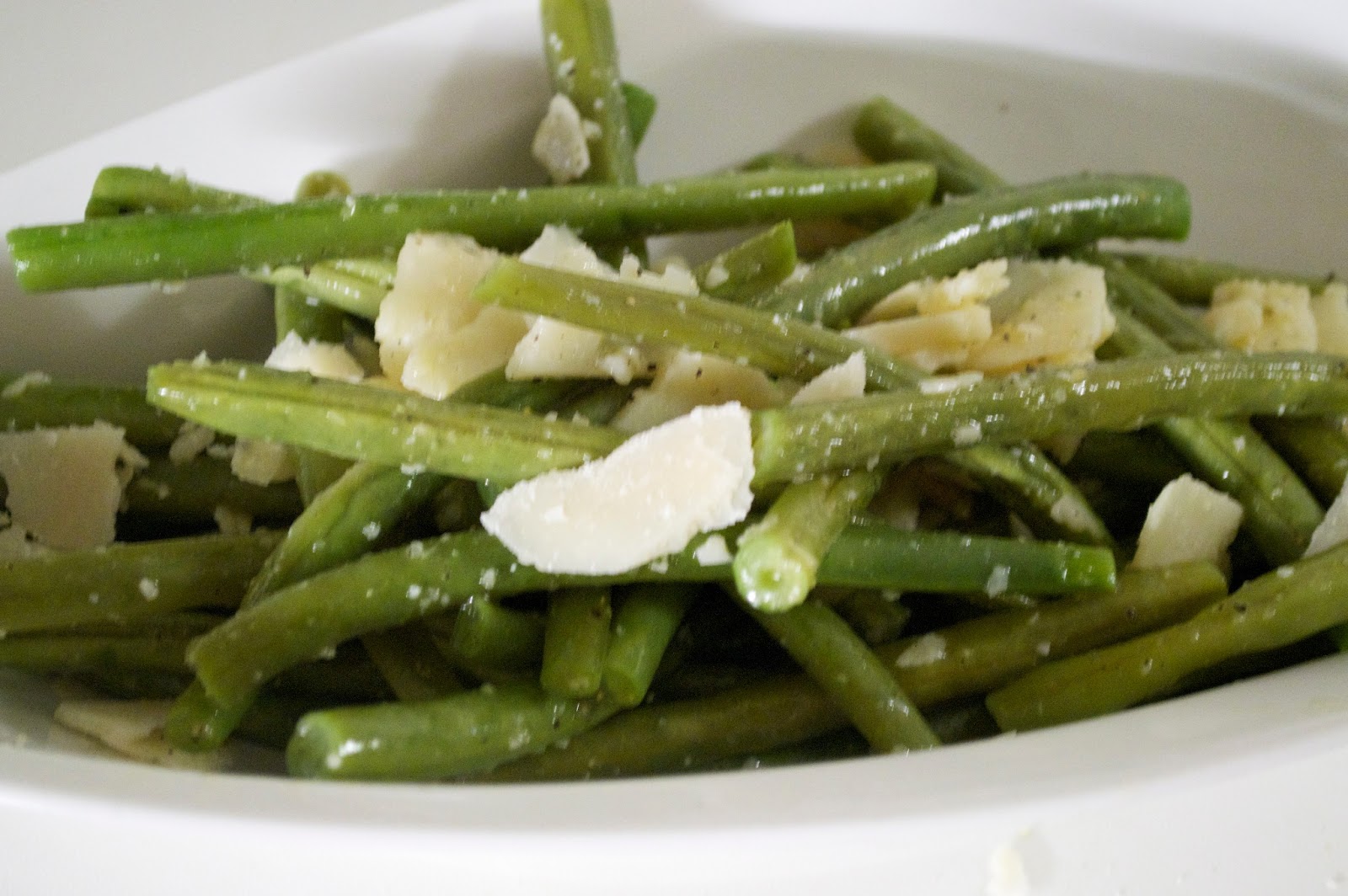 The Secrets of Living: Haricot Vert with Fresh Parmesan & Lemon