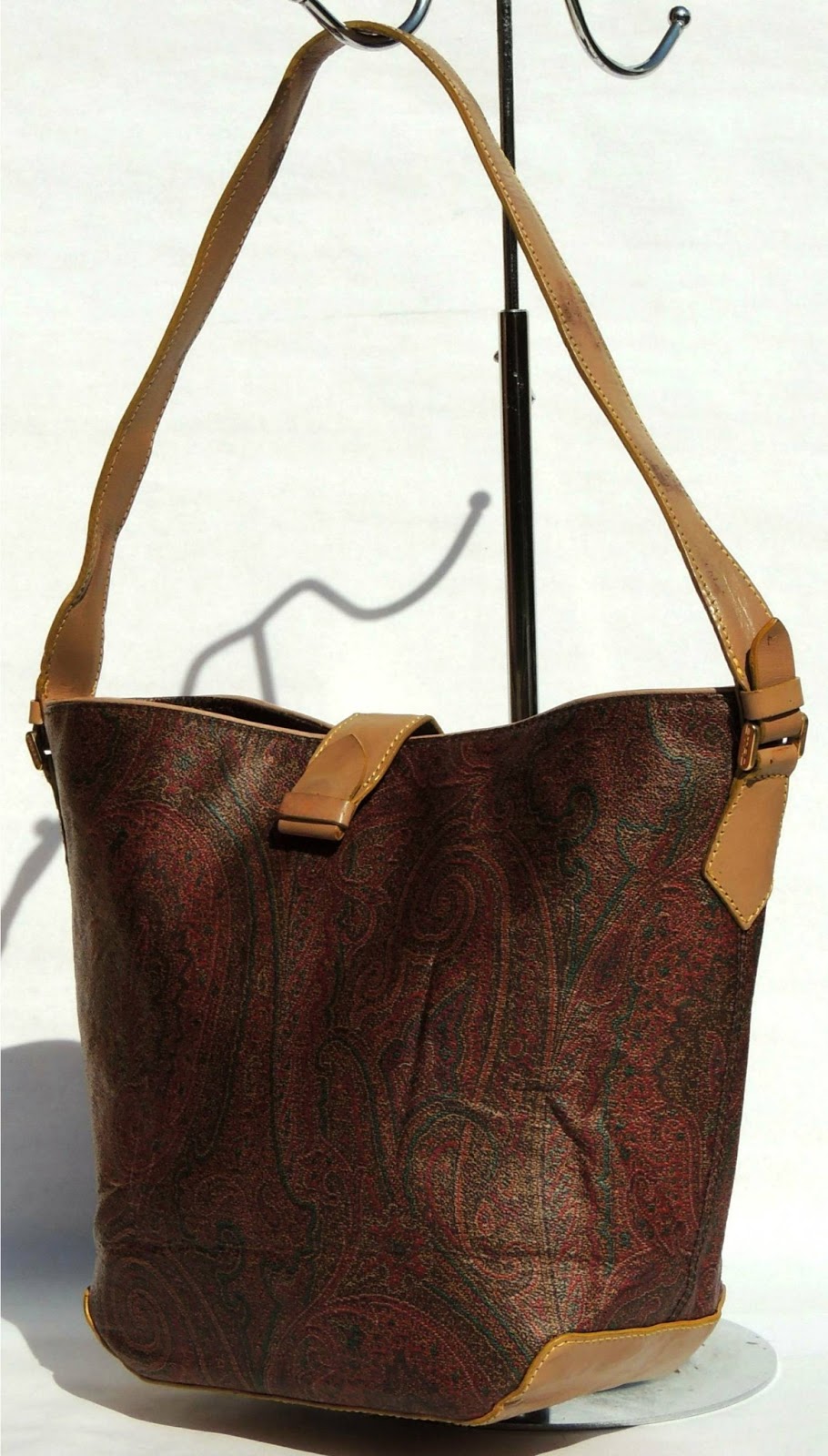 Janji Laku Restored ETRO Bucket Shoulder Bag NEW INTERIOR