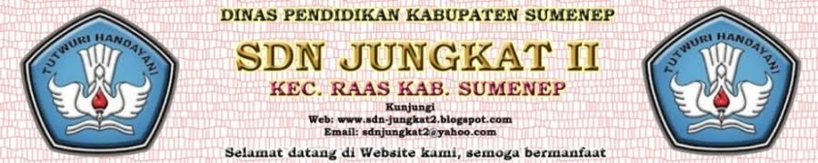 Welcome To SDN Jungkat 2, Kec. Raas - Kab. Sumenep - Jatim
