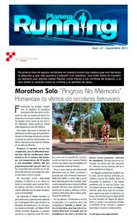 "Planeta Running" se hace eco del "Marathon Solo Angrois na Memoria"