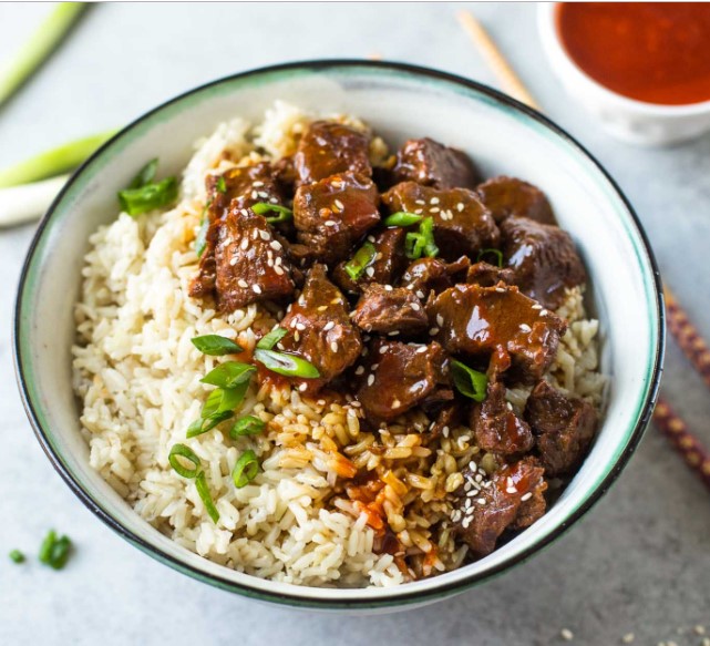 INSTANT POT KOREAN BEEF AND BROWN RICE INSTANT POT KOREAN BEEF AND BROWN RICE