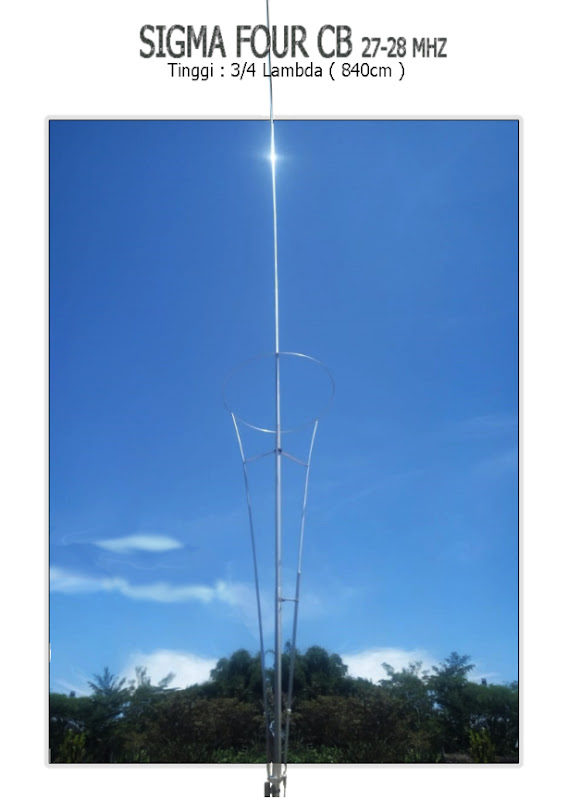 CB Antennas Quad dan Sigma4 Vertikal HF ANTENNA 085.221.417.999