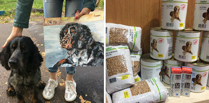 Nine-Year-Old Boy ‘Sells’ His Paintings For Food And Supplies For Shelter Animals Nine-Year-Old Boy ‘Sells’ His Paintings For Food And Supplies For Shelter Animals