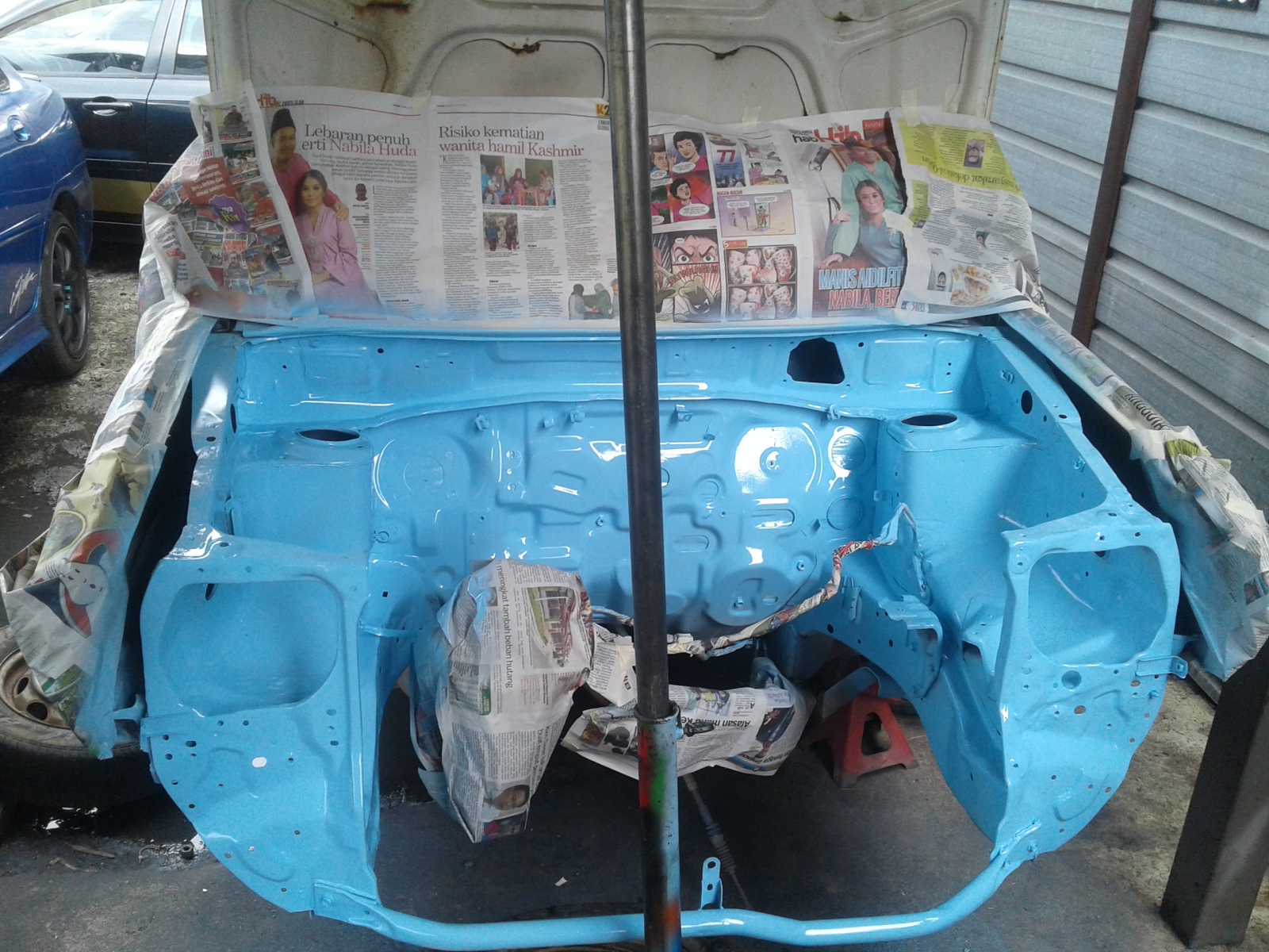 P44 Autoworks Engine Bay Color