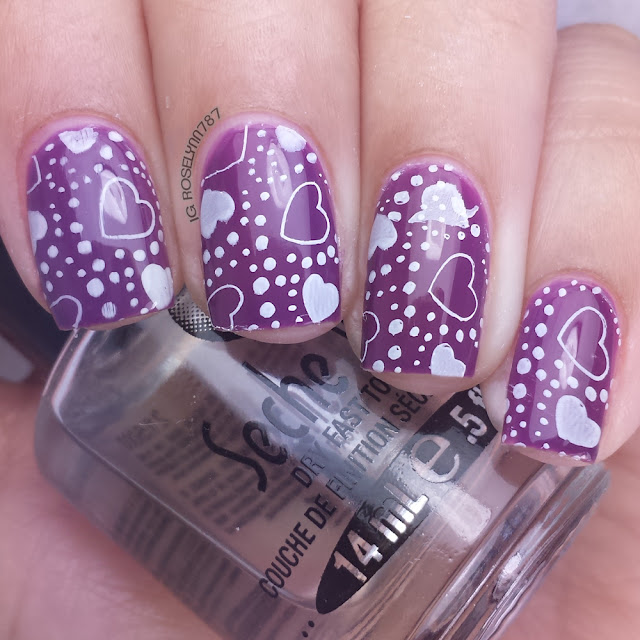 52 Week Challenge - Purple Heart Stamping