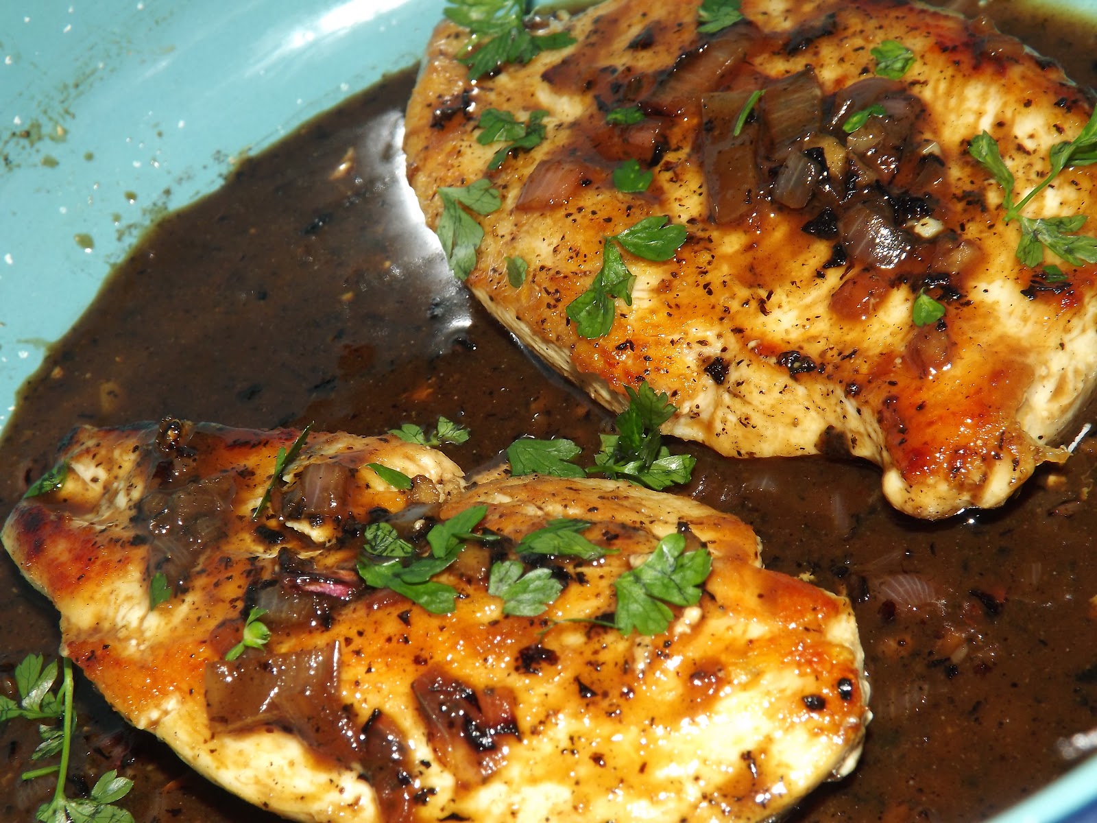 Don't Be Lazy! Chicken with HoneyBeer Sauce