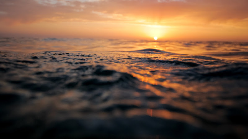 Sunset from Ocean