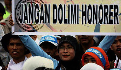 Image result for PERJUANGAN HONORER