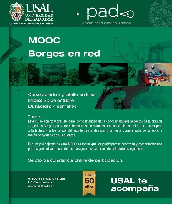 Sol de Echesortu: Nuevo MOOC: Borges en red