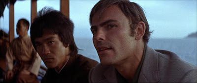 Bruce Lee and John Saxon in Enter the Dragon
