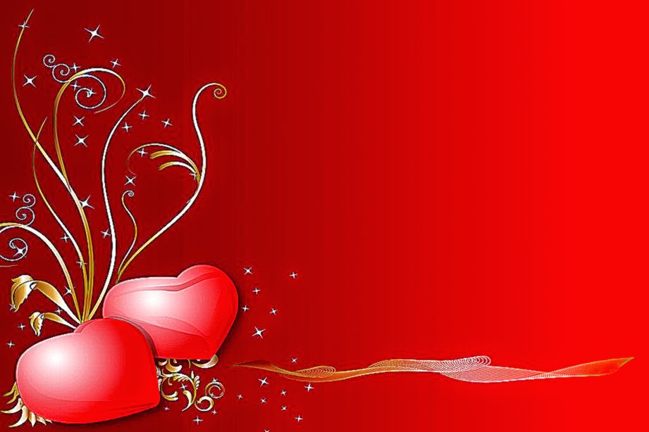 Red Wallpaper In Love Background