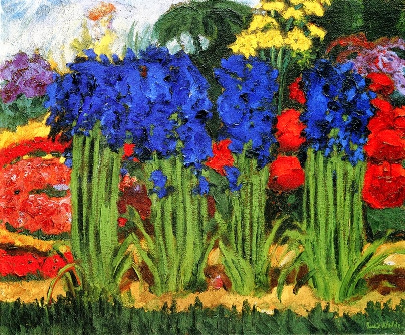 Arte! Emil Nolde, Flower Garden