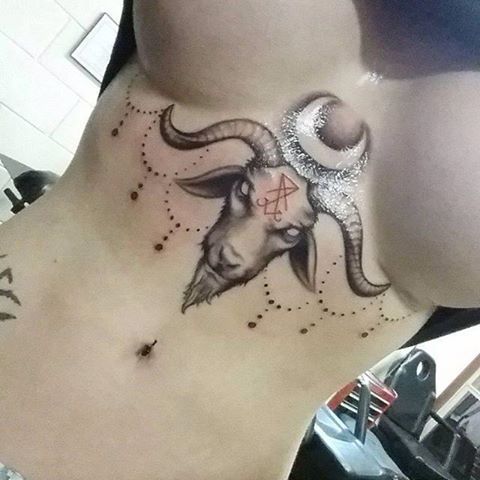 26 Remarkable Aries Tattoos For Women and Men Underboob Aries Tattoos For Women