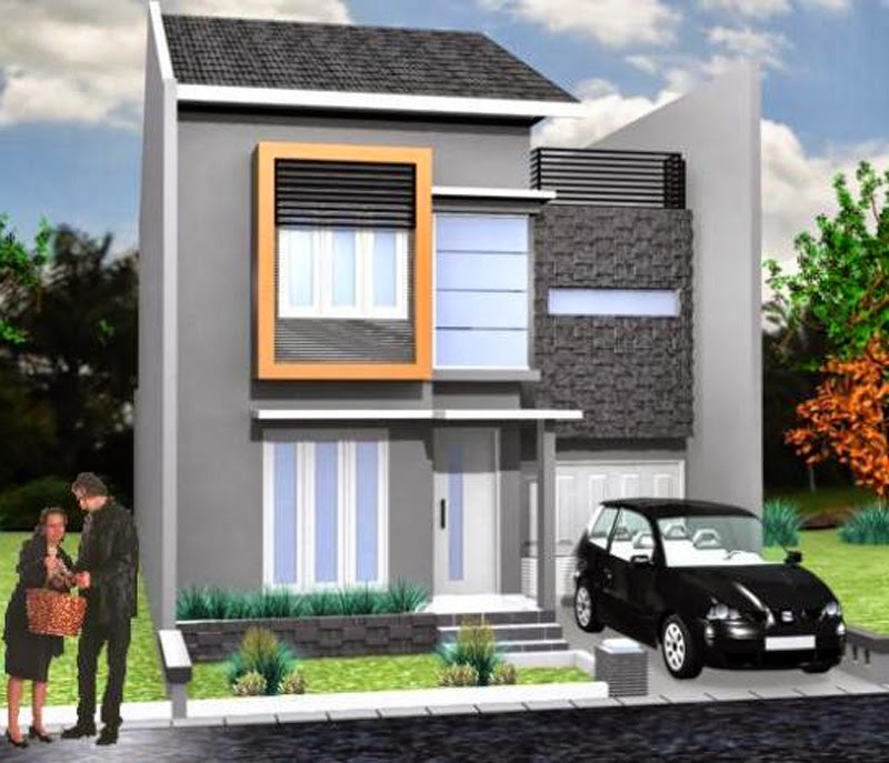  Rumah  Minimalis  Sederhana  2  Lantai  Desain Rumah  