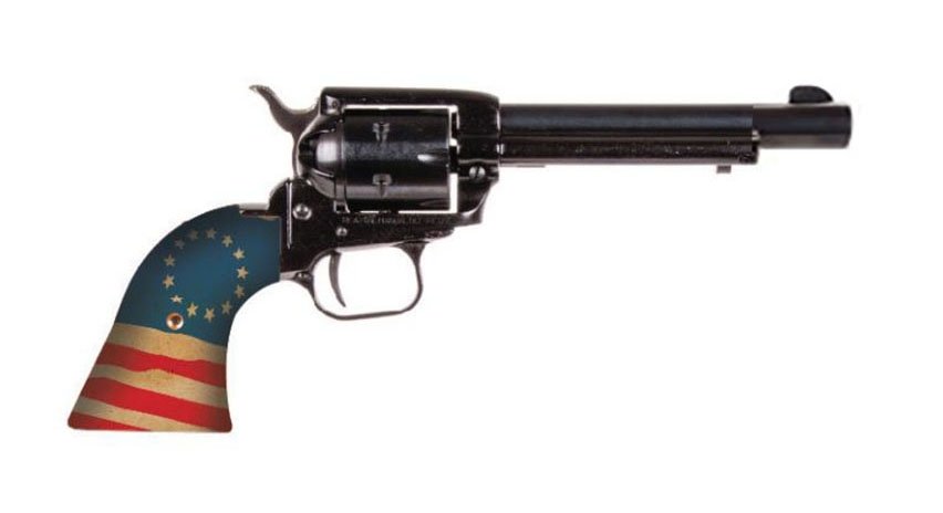 Guns are made with Betsy Ross flag hand grips ~