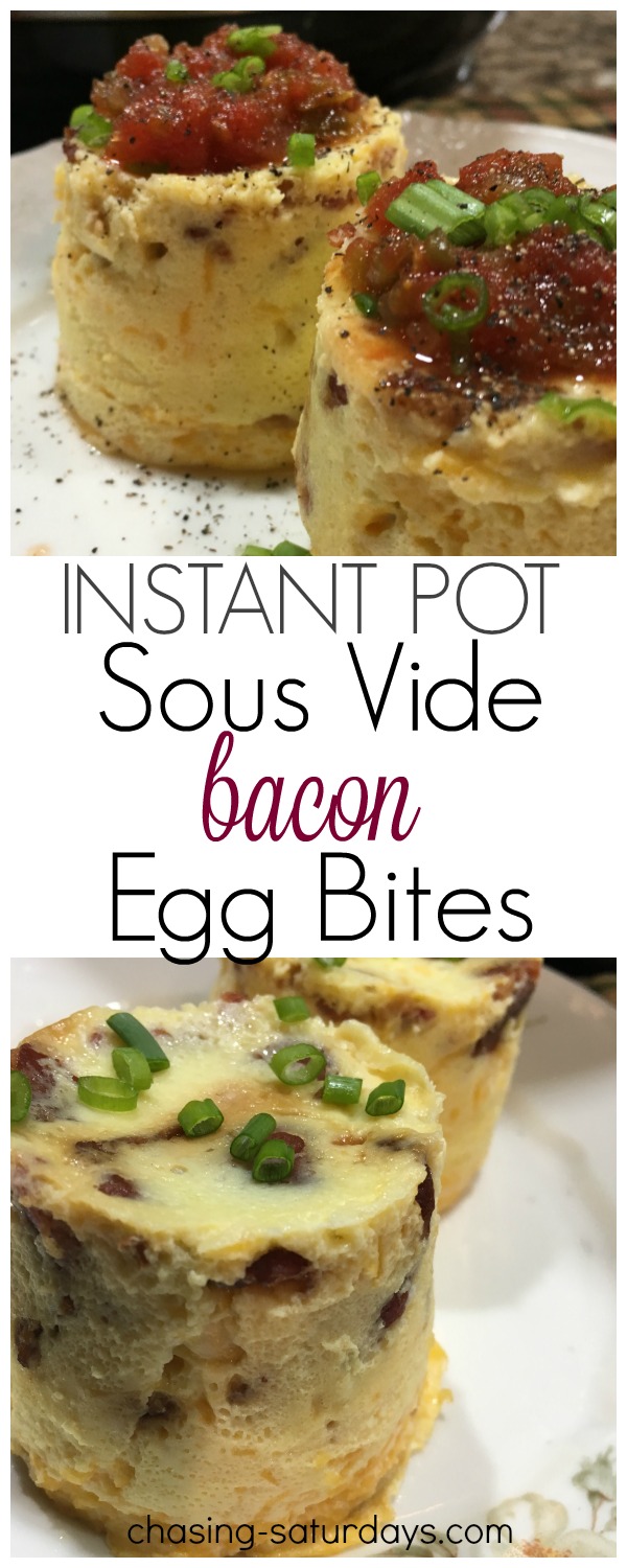 Instant Pot Sous Vide Bacon Egg Bites Chasing Saturdays