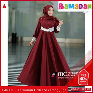 DDE002N34 Ns Fc Najibah Gamis Lebaran Syari 2019 Putih BMGShop