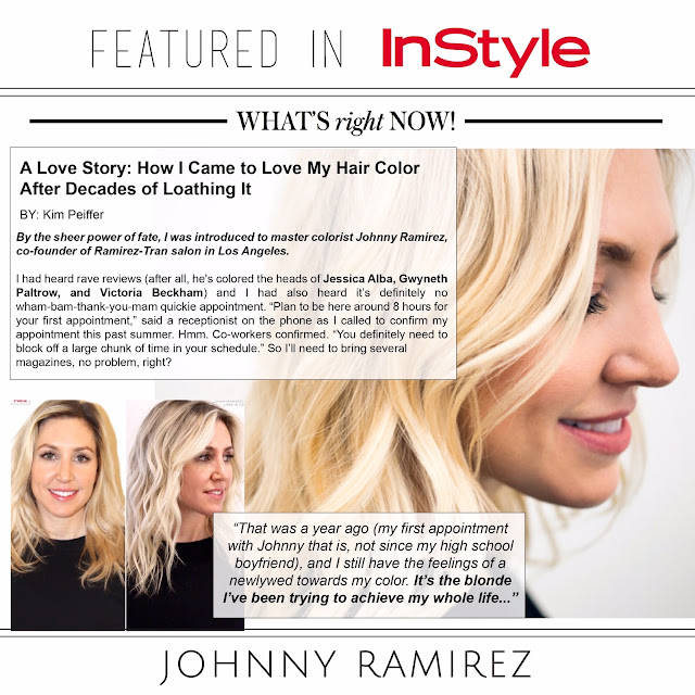 Johnny Ramirez, Ramirez Tran Salon, Instyle, press, PR, Johnny Ramirez Press, Instyle article