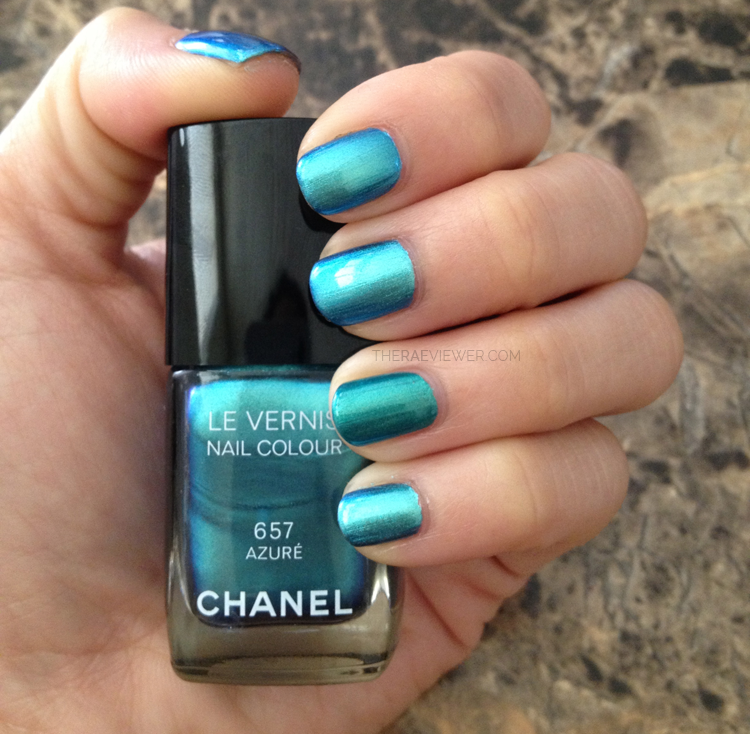 kalender træfning Ejeren the raeviewer - a premier blog for skin care and cosmetics from an  esthetician's point of view: Chanel Le Vernis in Azure 657 Nail Polish  Review, Photos, Swatches, Color Comparisons