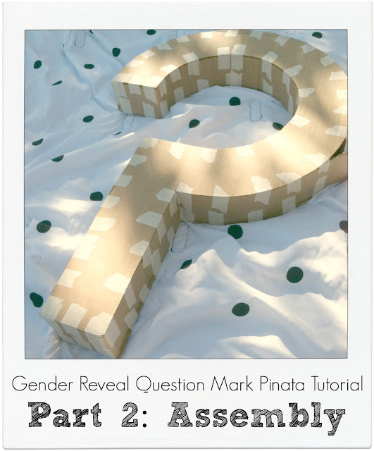 Precocious Paper Gender Reveal Question Mark Pinata