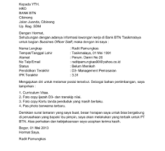 Contoh Surat Lamaran Pekerjaan Diketik 2018 Lamaran Kerja