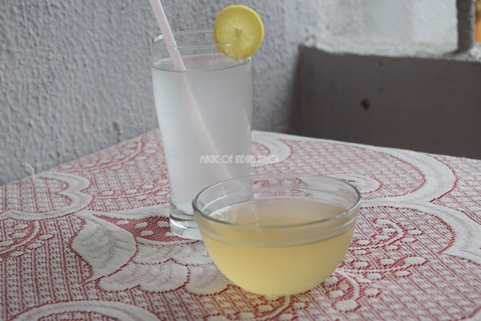 Nimbu Adrak Sharbat Recipe | Ginger Lemon Syrup - Magic of Indian Rasoi - Priya R