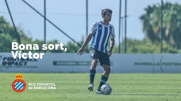 Oficial: Espanyol, Víctor Gómez cedido al Mirandés