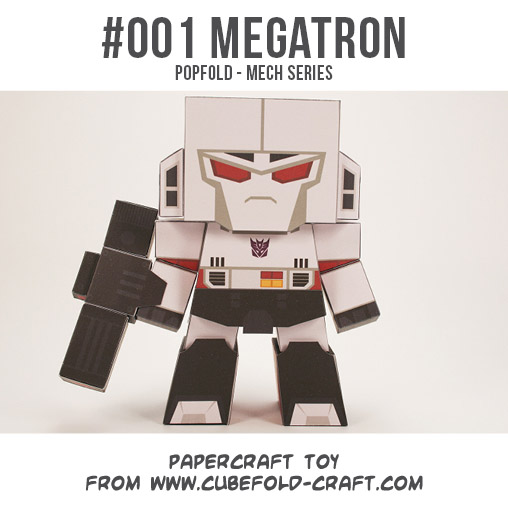 Ninjatoes' papercraft weblog Transformers Megatron papercraft toy