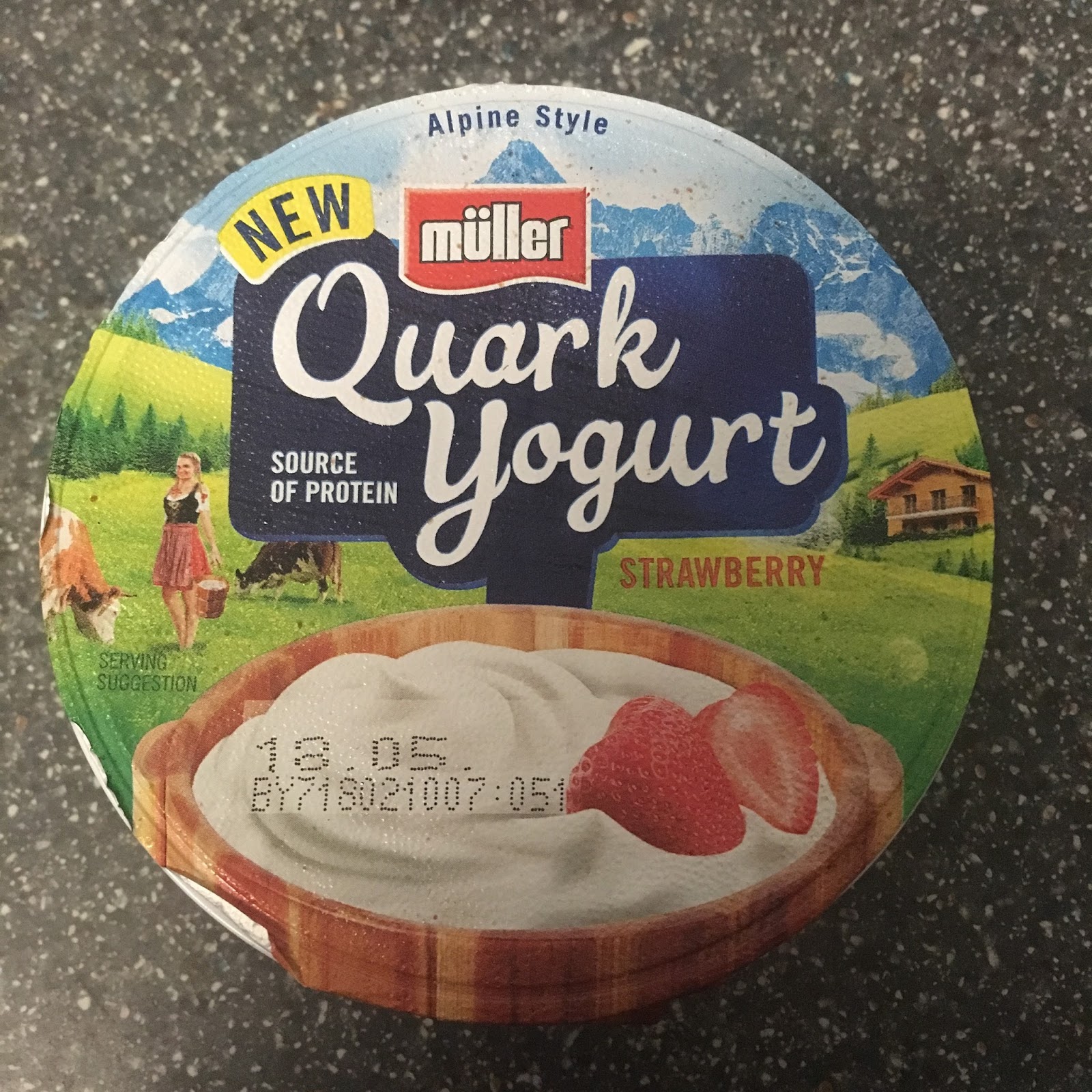 A Review A Day Today's Review Müller Strawberry Quark Yogurt