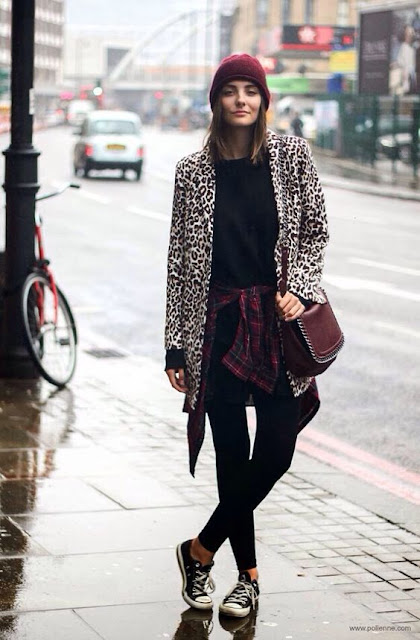 Leopard print coats