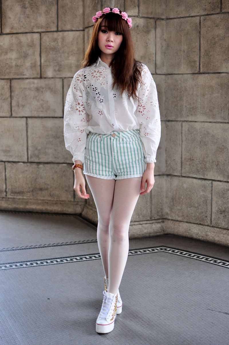 The Ultimate White Tights Inspiration Fashionmylegs The Tights And