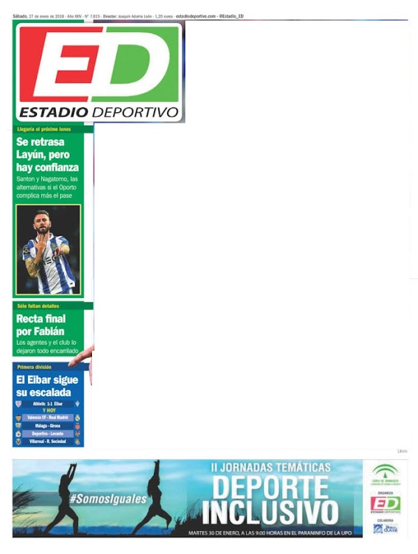 Betis, Estadio Deportivo: "Se retrasa Layún, pero hay confianza"