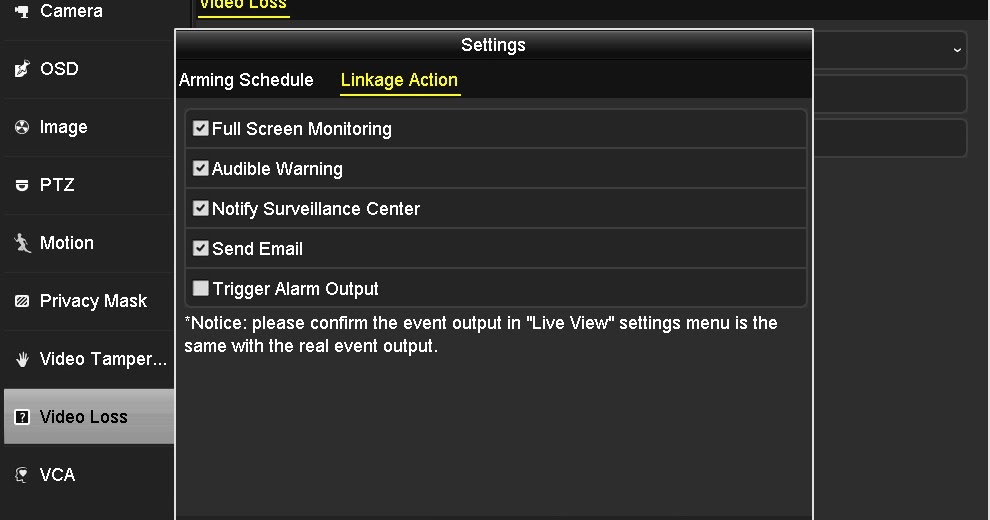 Cara setting Alarm DVR cctv (Motion, Privacy mask, Video tampering