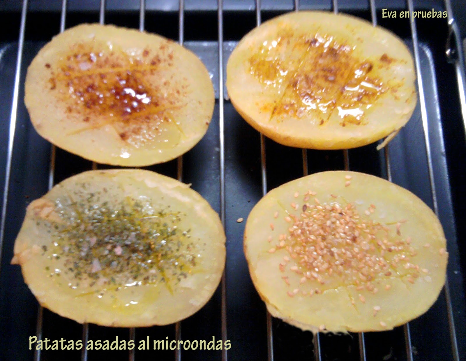 Patatas Asadas en el Microondas. - Cocina a Buenas Horas