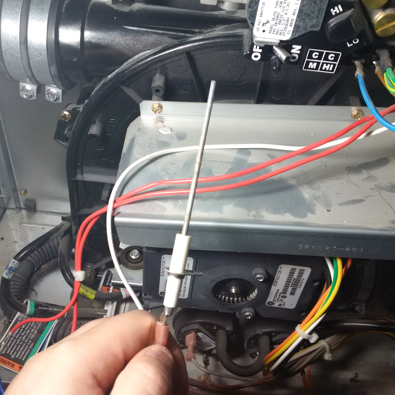 Another Day Another Project Fixing Carrier 90 Gas Furnace Limit Switch